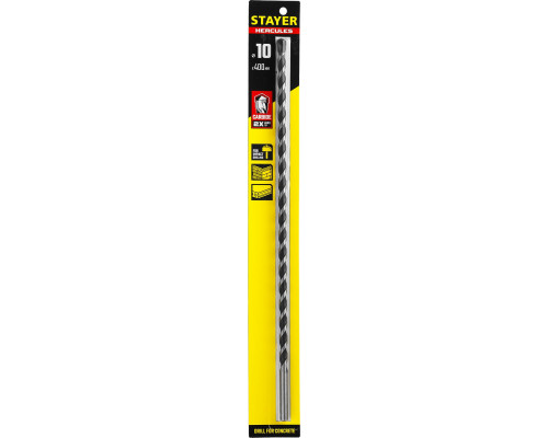 STAYER HERCULES 10 x 400 мм сверло по бетону PROFESSIONAL