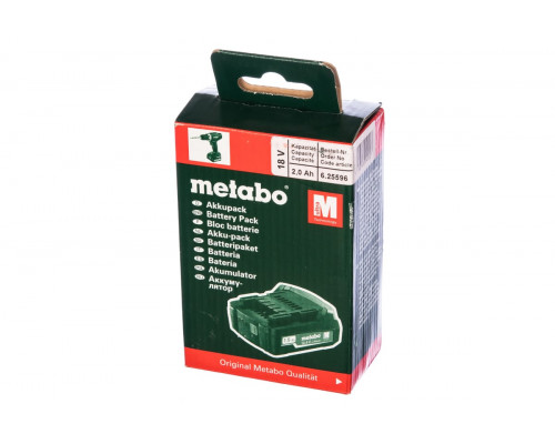 Metabo Аккумулятор 18 В 2.0 Ач, Li-Power