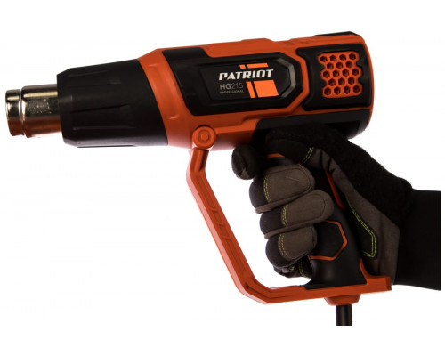 Фен технический PATRIOT HG 215, мощность 2000 Вт, плавная регулировка температуры, стационарное поло