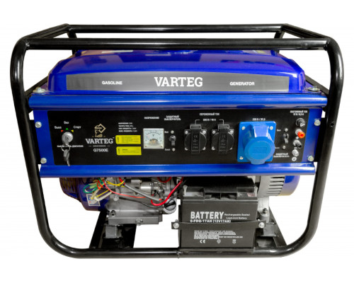 Бензиновый генератор Varteg G7500E