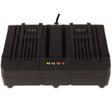 Двойное зарядное устройство WORX WA3883, 20В, 2*2A