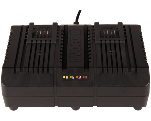 Двойное зарядное устройство WORX WA3883, 20В, 2*2A