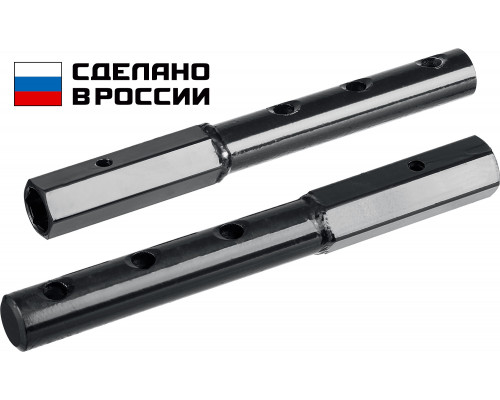 Удлинитель ЗУБР УД-2, HEX 23 - круг 30мм, 2 шт