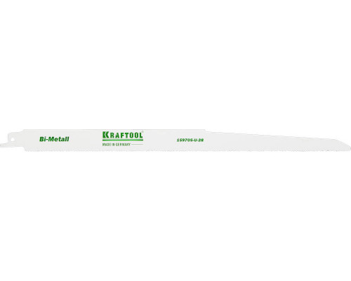 Полотно KRAFTOOL ″INDUSTRIE QUALITAT″, S1222VF, для эл/ножовки, Bi-Metall, по металлу, дереву, шаг 1,8-2,5мм, 280мм