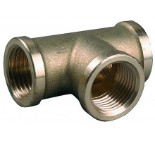 Тройник GENERAL FITTINGS латунь, г/г/г, 1″