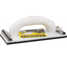 Терка STAYER для шлифования с металлическим фиксатором, 105x230мм