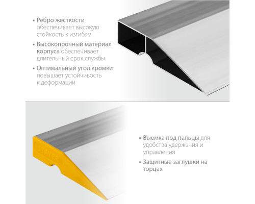 Правило STABIL, 2 м, STAYER Professional 10723-2.0