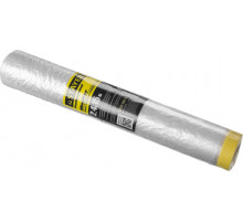 Пленка STAYER ″PROFESSIONAL″ защитная с клейкой лентой ″МАСКЕР″, HDPE, 9мкм, 2,4х15м