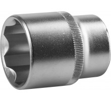 Торцовая головка ЗУБР ″Мастер″ (1/2″), Cr-V, SUPER LOCK, хроматированное покрытие, 27 мм