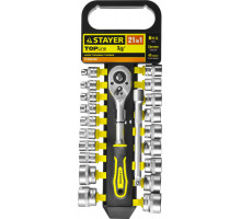 STAYER RSS 21M набор торцовых головок 21 предм.