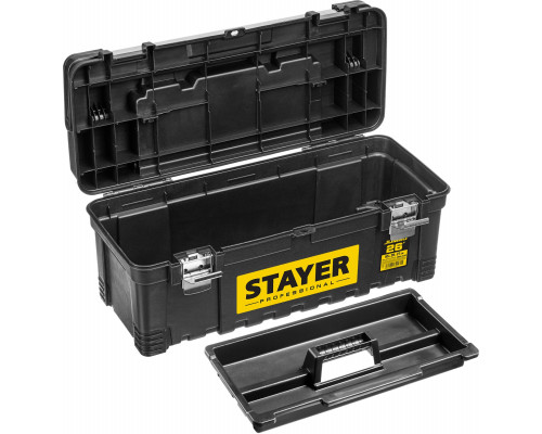 Ящик для инструмента ″JUMBO-26″ пластиковый, STAYER Professional