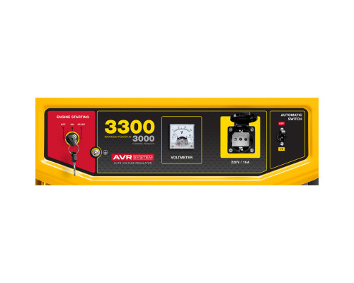GS-4500Е бензиновый генератор с электростартером, 3300 Вт, STEHER