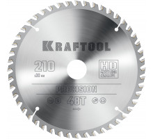 KRAFTOOL Precision, 210 х 30 мм, 48Т, пильный диск по дереву (36952-210-30)