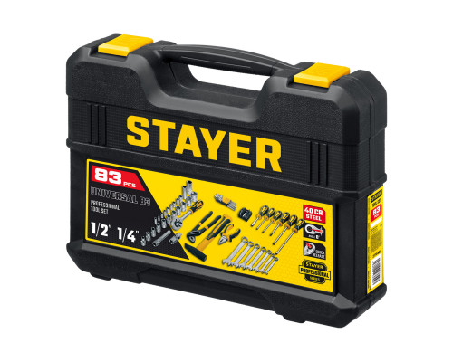 STAYER UNIVERSAL 83 универсальный набор инструмента 83 предм.