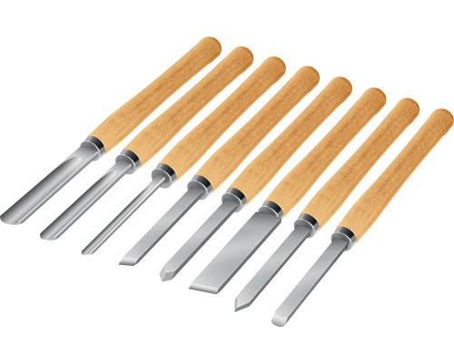 STAYER Wood Master, набор ручных резцов по дереву, 8шт