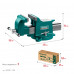 Стальные слесарные тиски KRAFTOOL STEEL, 125 мм