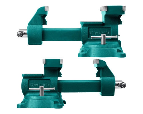 KRAFTOOL Reversible 140 мм, расход 273 мм, Слесарные тиски (32705-140)