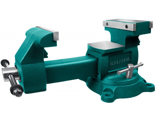 KRAFTOOL Reversible 165 мм, расход 324 мм, Слесарные тиски (32705-165)