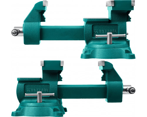 KRAFTOOL Reversible 165 мм, расход 324 мм, Слесарные тиски (32705-165)