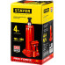 STAYER RED FORCE 4т 195-380мм домкрат бутылочный гидравлический