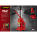 STAYER RED FORCE 4т 195-380мм домкрат бутылочный гидравлический