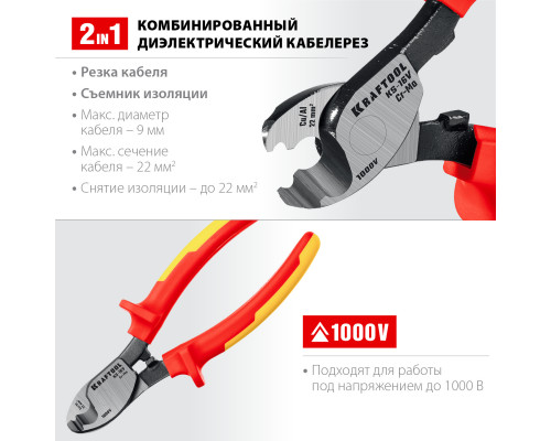 KS-16V Кабелерез диэлектрический, KRAFTOOL