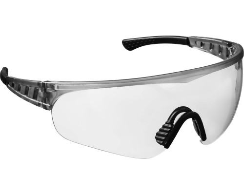 Защитные прозрачные очки STAYER PRO-X широкая монолинза, открытого типа