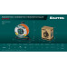 KRAFTOOL ПВС 3х2.5 50м 4000Вт IP44, Силовой удлинитель на стальной катушкеEXPERT (55089-50)