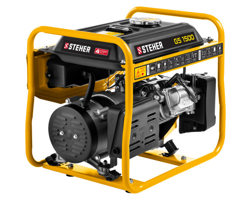 GS-1500 бензиновый генератор, 1200 Вт, STEHER