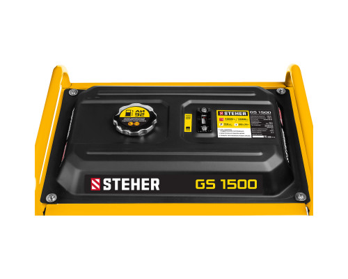 GS-1500 бензиновый генератор, 1200 Вт, STEHER