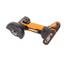Угловая шлифмашина аккумуляторная WORX WX801, 20В, 76 мм, 1*2,0Ач, кейс