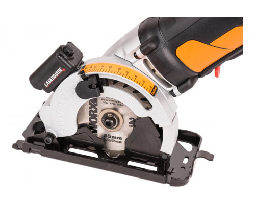 Дисковая пила WORX WX426, 400 Вт, 85 мм, кейс