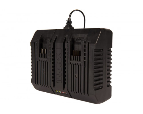 Двойное зарядное устройство WORX WA3883, 20В, 2*2A